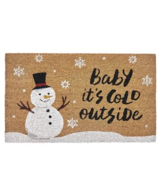 VCNY Home - Snowman Coir Doormat