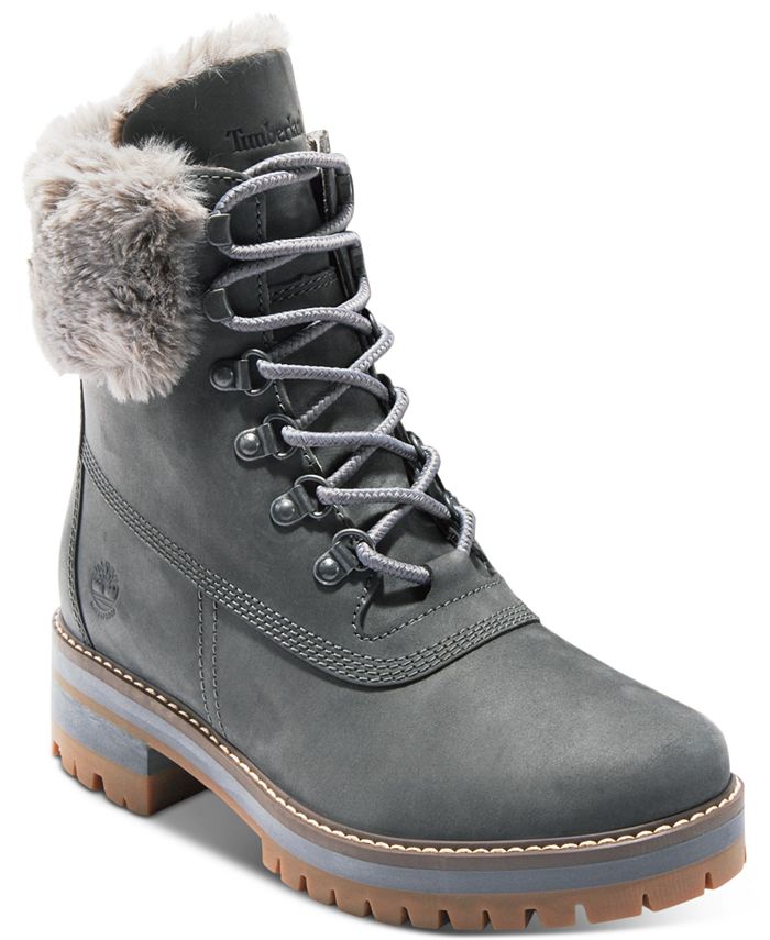 Timberland Women's Courmayeur Valley 6 Faux Fur Waterproof Lug Sole Boots  from Finish Line - Macy's