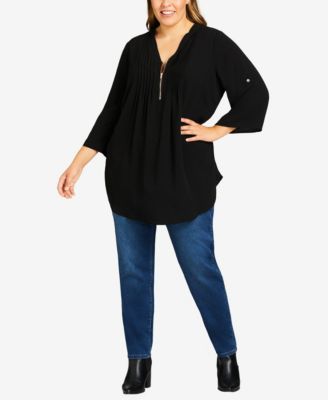Avenue Plus Size High Rise Jeggings 