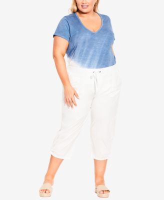 macys plus size capri pants