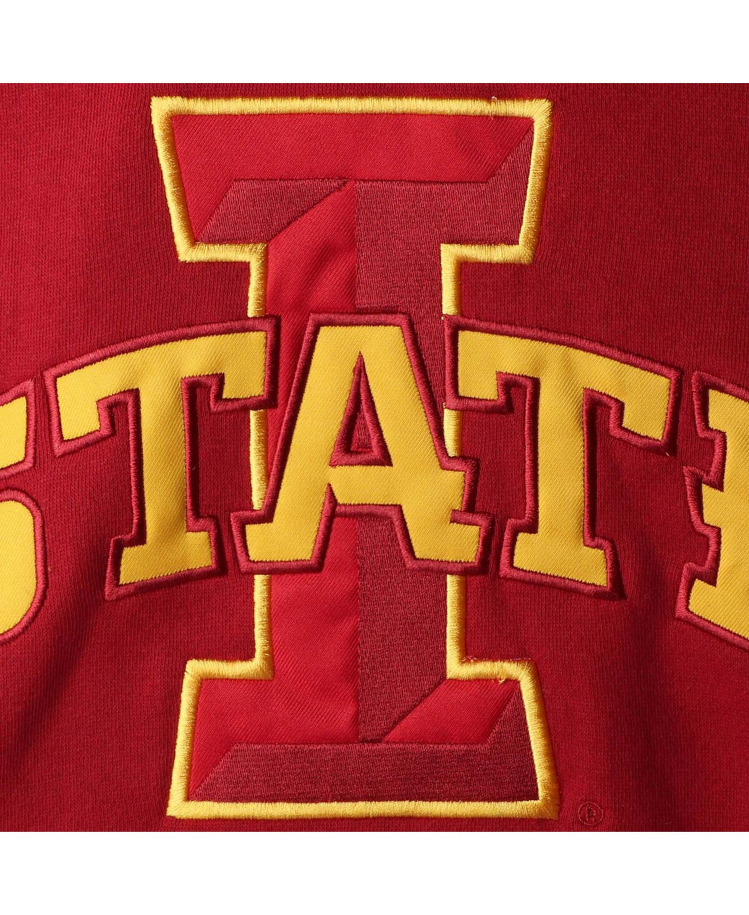 Men's Cardinal Iowa State Cyclones 2.0 Lace-Up Pullover Hoodie