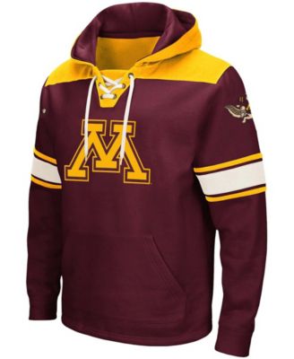 Men's Maroon Minnesota Golden Gophers 2.0 Lace-Up Pullover Hoodie