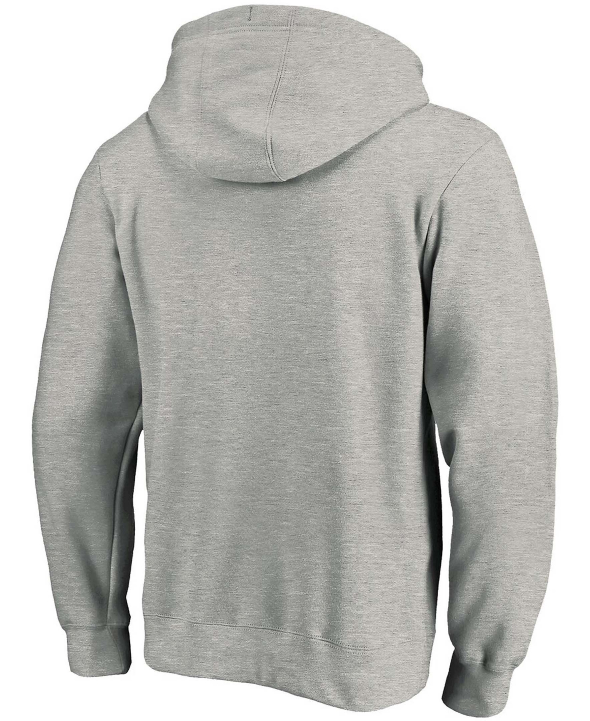 Fanatics Men's Big And Tall Heather Gray Seattle Kraken Primary Logo Pullover Hoodie In Heather Gray