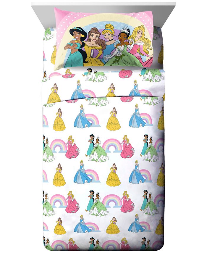 Disney Princess 4Pc. Full Sheet Set Macy's