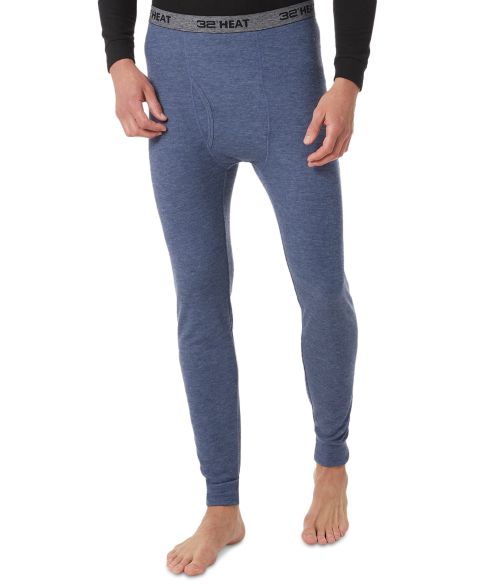 Мужские леггинсы 32 Degrees Waffle-Knit, цвет: Тёмный синий
