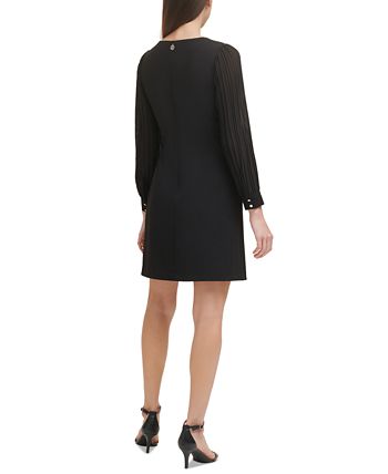 Tommy hilfiger fancy pleated sales dress
