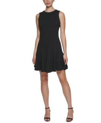 Macy's tommy hilfiger black dress on sale