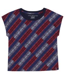 Big Girls Printed Dolman T-shirt