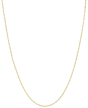 Shop Giani Bernini 20" Square Bead Fancy Link Chain Necklace (1.25mm) In 18k Gold-plated Sterling Silver, In Gold Over Silver