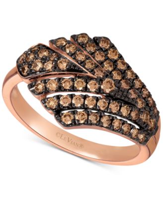 Le Vian - Chocolate Diamond Statement Ring (5/8 ct. t.w.) in 14k Rose Gold