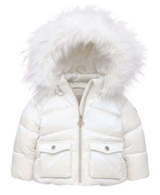 Michael Kors - Baby Girls Metallic Puffer Jacket