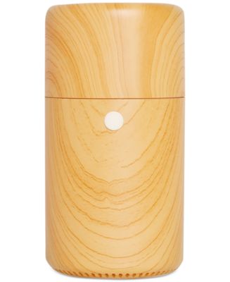 BluZen Cylinder Wood-Look Oil Diffuser - Macy's