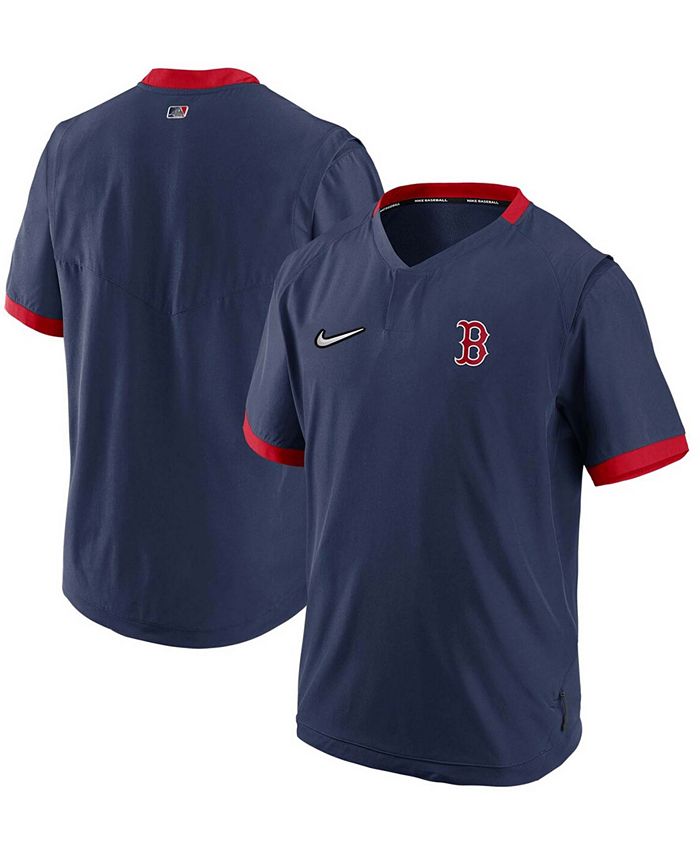 Nike Men's Navy, Red Boston Red Sox Authentic Collection Short Sleeve Hot  Pullover Jacket - Macy's