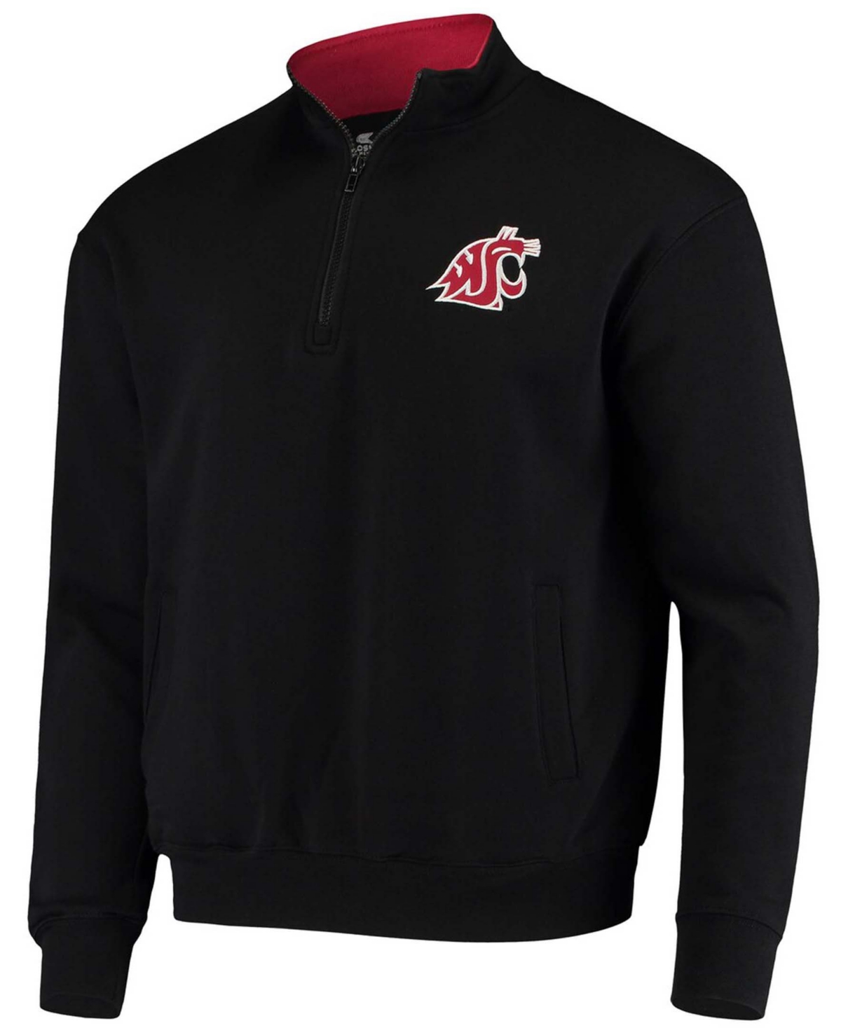 Men's Washington State Cougars Tortugas Logo Quarter-Zip Jacket