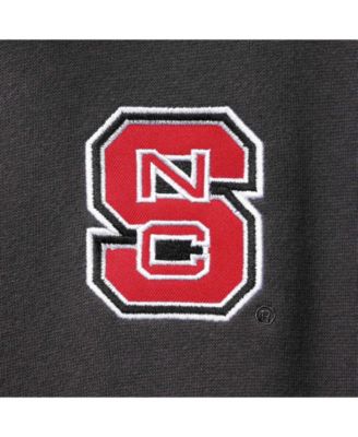 Men's Charcoal NC State Wolfpack Tortugas Logo Quarter-Zip Jacket