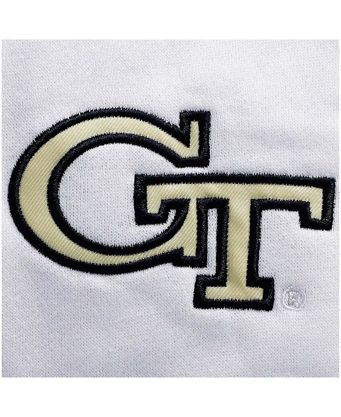 Colosseum Men's White Georgia Tech Yellow Jackets Tortugas Logo Quarter ...