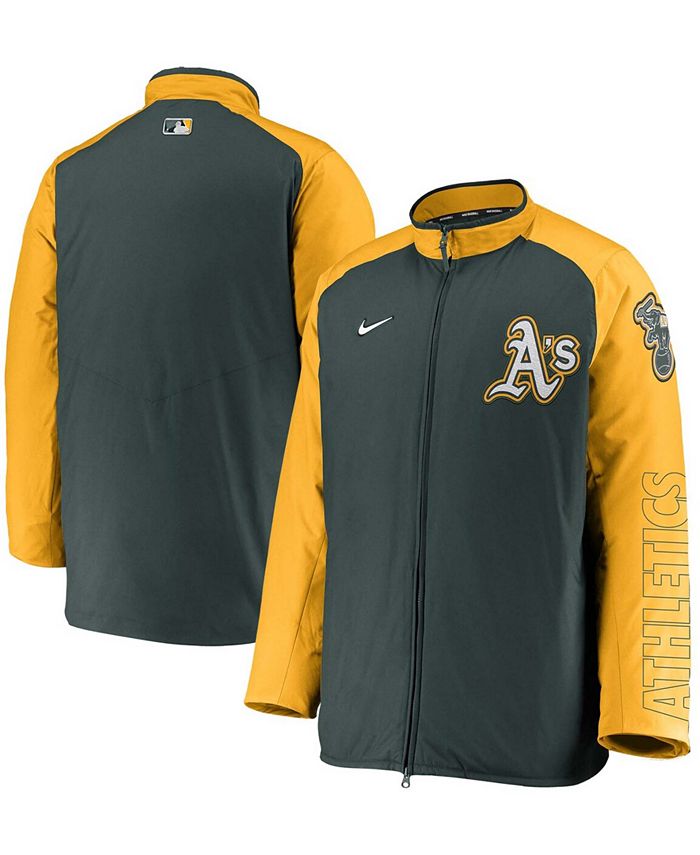 Nike Men's Green Oakland Athletics Authentic Collection Dugout Full-Zip  Jacket - Macy's