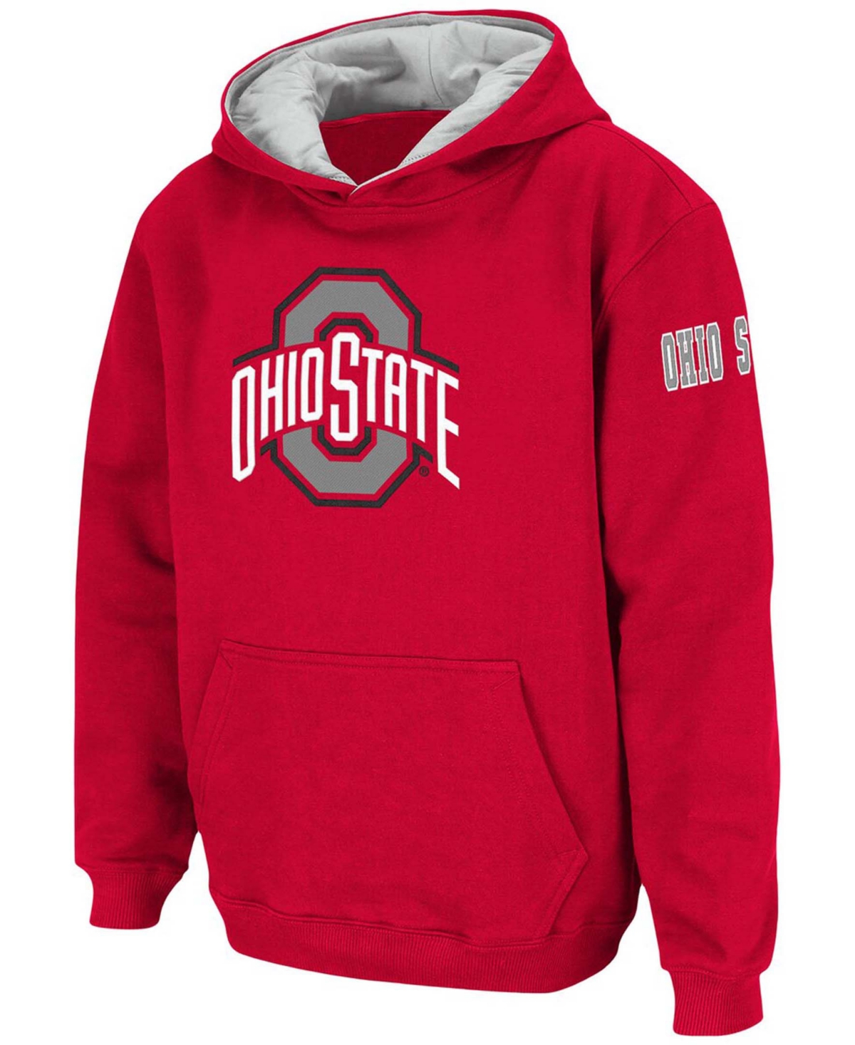 Big BoysOhio State Buckeyes Big Logo Pullover Hoodie - Scarlet