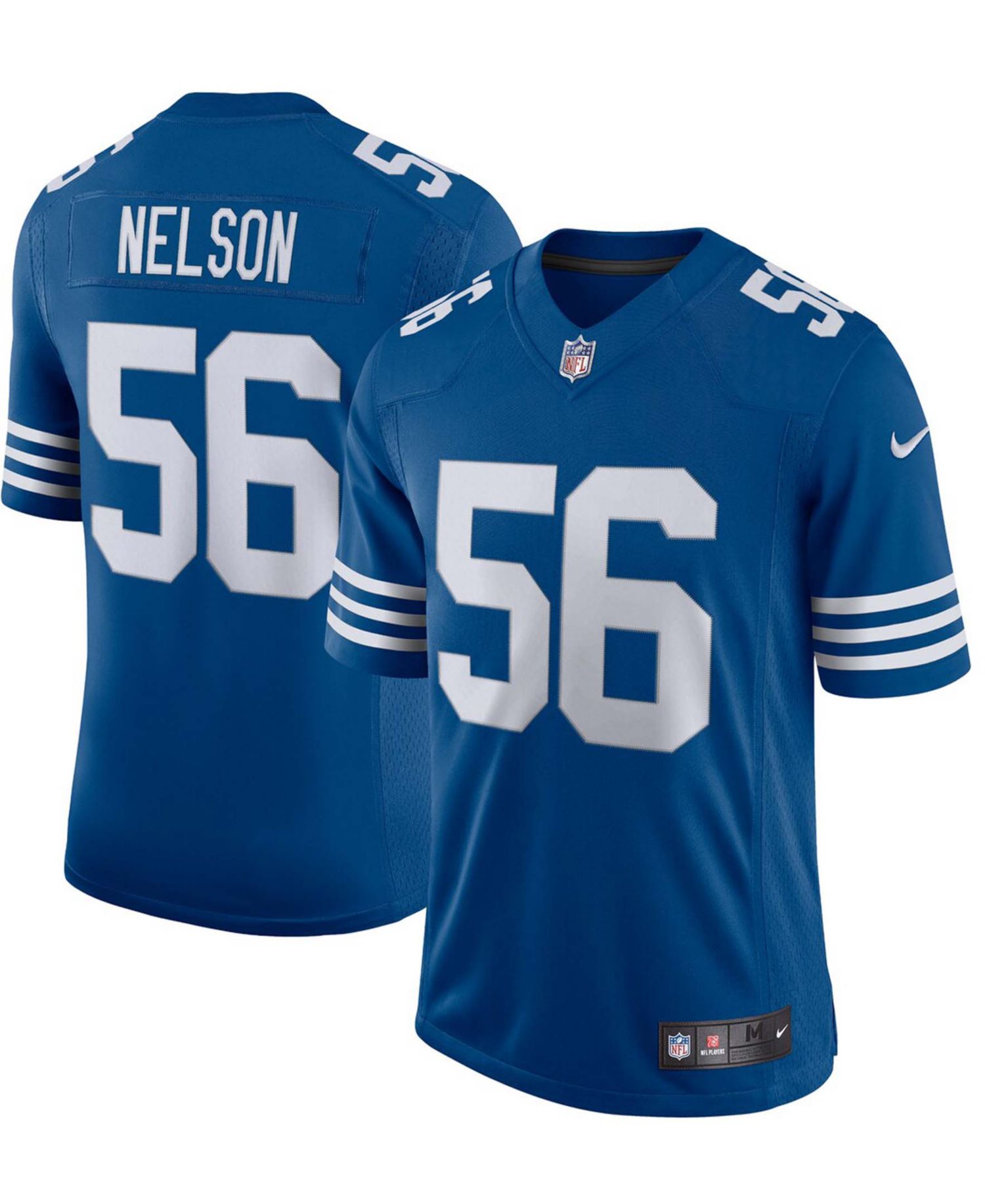 Men's Quenton Nelson Indianapolis Colts Alternate Vapor Limited Jersey