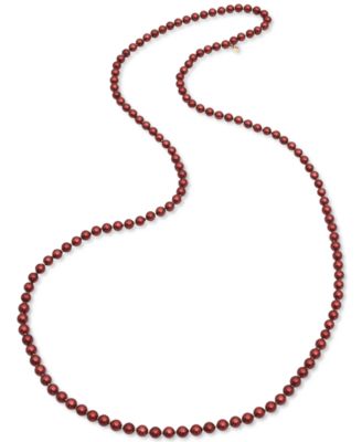 Photo 1 of Charter Club Gold-Tone Colored Imitation Pearl 60" Strand Necklace, Created for Macy's