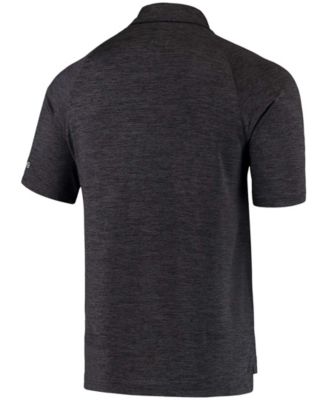 Men's Heather Black UCF Knights Down Swing Polo Shirt