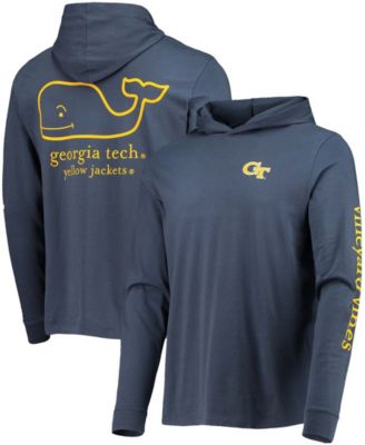 Men s Navy Georgia Tech Yellow Jackets Campus 2.0 Long Sleeve Hoodie T shirt Macy s