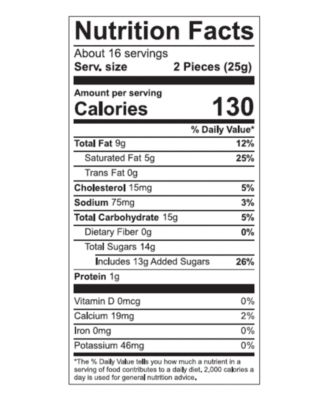 Holiday Milk Chocolate Almond Toffee Bark Tin, Created for Macy's