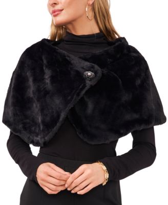 MSK - Faux-Fur Shrug