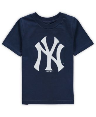 Toddler Boys and Girls Navy New York Yankees Primary Team Logo T-Shirt