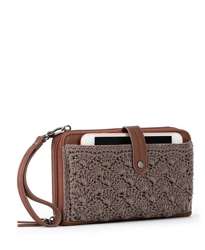 The Sak Iris Leather Smartphone Convertible Crossbody Wallet Macy's