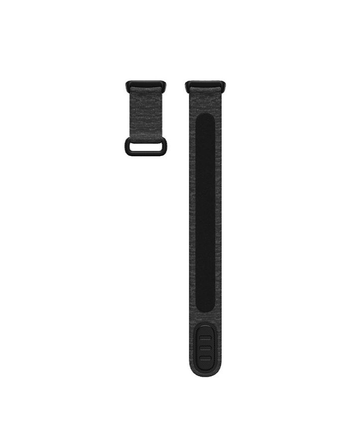 Fitbit Charge 5 Charcoal Nylon and Polyester Hook and Loop Band, Small ...