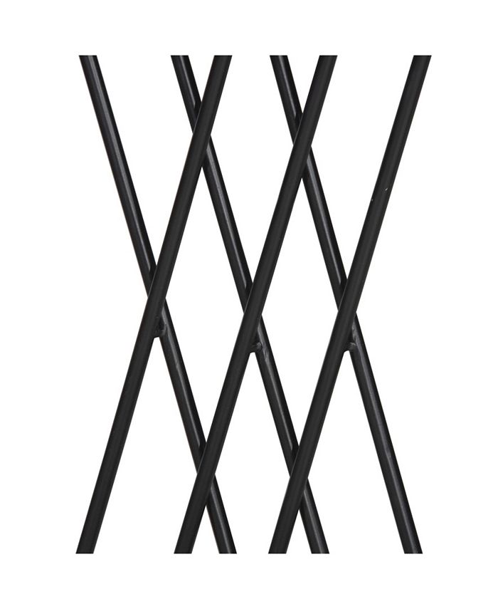 Hillsdale Furniture Kane Creek Wood and Metal CShaped Accent Table