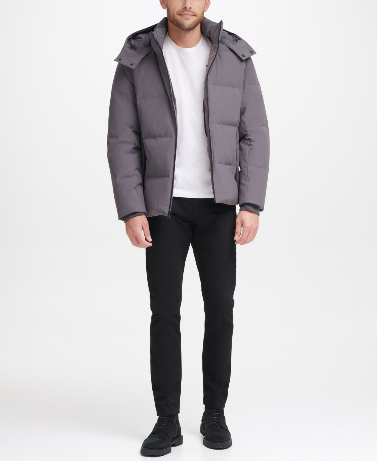 Cole haan men's kenny puffer parka jacket discount