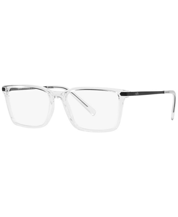 A|X Armani Exchange Men's Rectangle Eyeglasses, AX3077 - Macy's