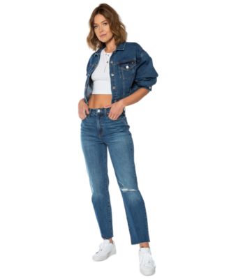 Juicy Couture - Ripped Straight-Leg Jeans