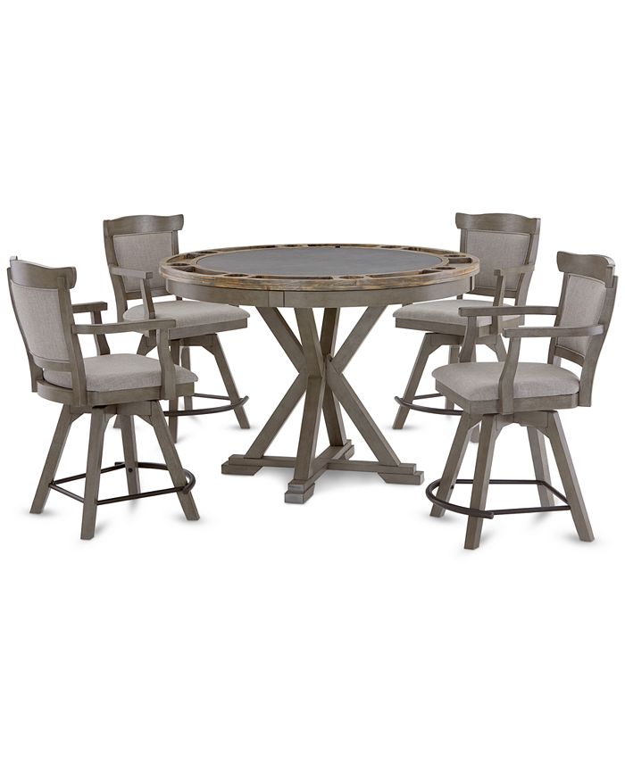 Furniture Albany Crest 5 Piece Counter Height Game Set (Convertible
