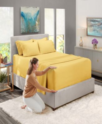 Extra Deep Pocket Microfiber 6-Pc. Sheet Set, Queen