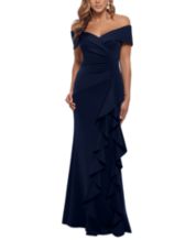 Macy's navy discount blue gown