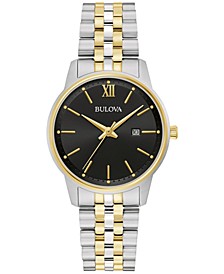 Women's Classic Two-Tone Stainless Steel Bracelet Watch 32mm, Created for Macy's