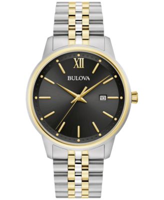 Men's Classic Two-Tone Stainless Steel Bracelet Watch 41mm