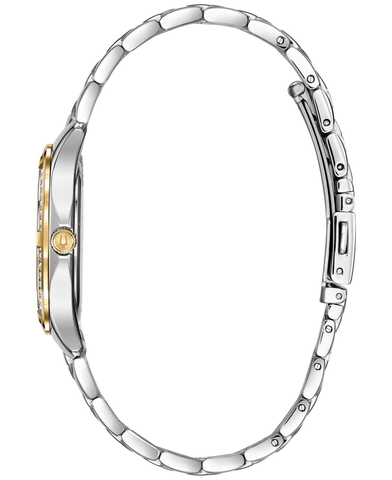 Women's Embellished Two-Tone Stainless Steel Bracelet Watch 32mm