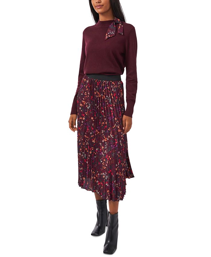 Pleated maxi hotsell skirt macy's