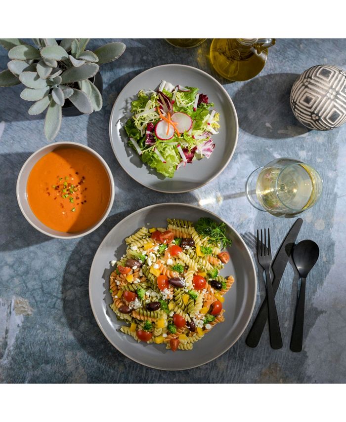 Gibson Home Rockaway 12Piece Dinnerware Set, Service for 4 Macy's