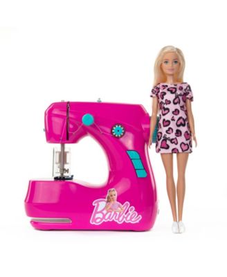 Barbie Sewing Machine with Barbie Doll - Fashion Sew Style Machine