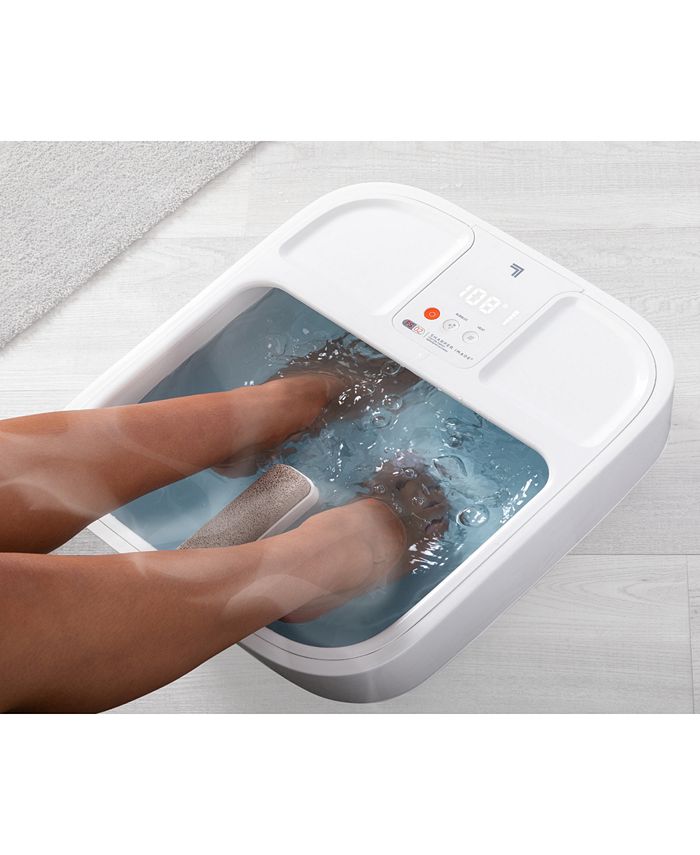 Sharper Image Spa Haven Foot Bath, Heated with Rollers and LCD Display
