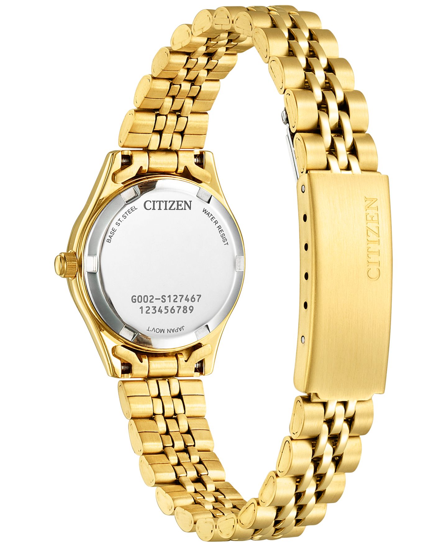 Женские часы Citizen Embellished Gold-Tone Stainless Steel Bracelet Watch 26mm — фото 3