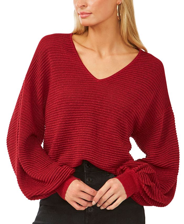 Vince camuto blouson hot sale sleeve sweater
