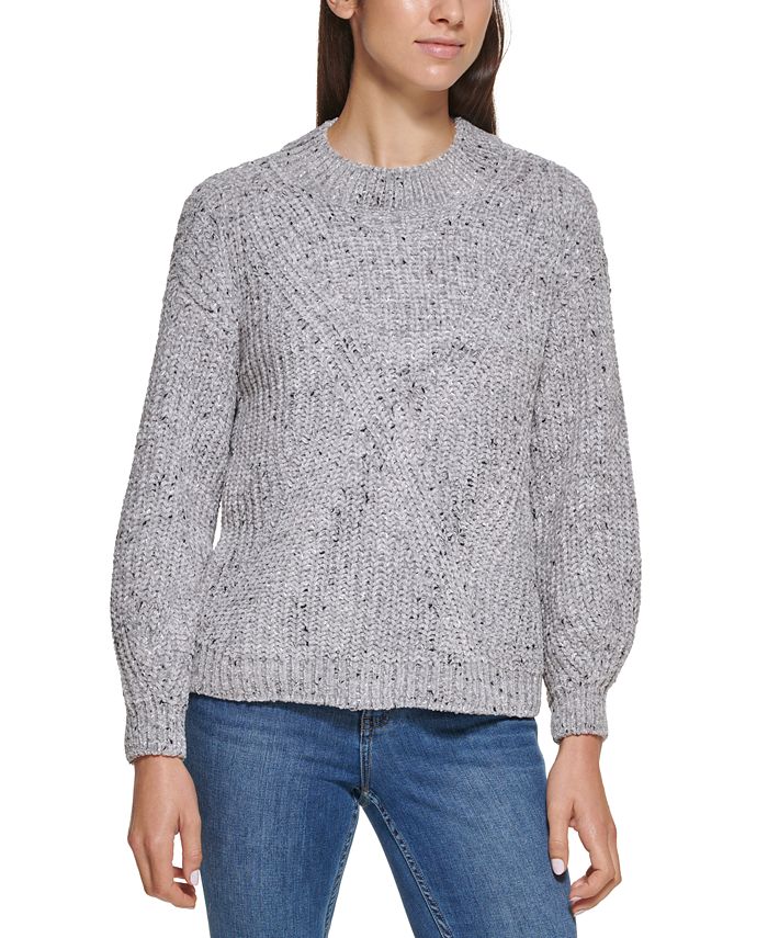 Calvin Klein Chenille Sweater - Macy's