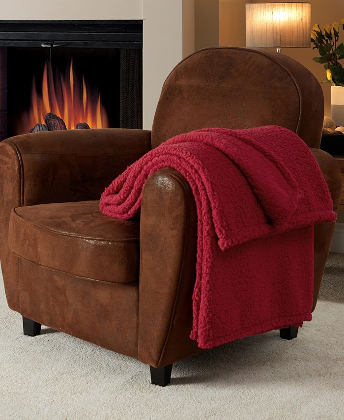 Fireside cozy sherpa reversible throws cheap
