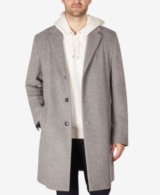 gray over coat